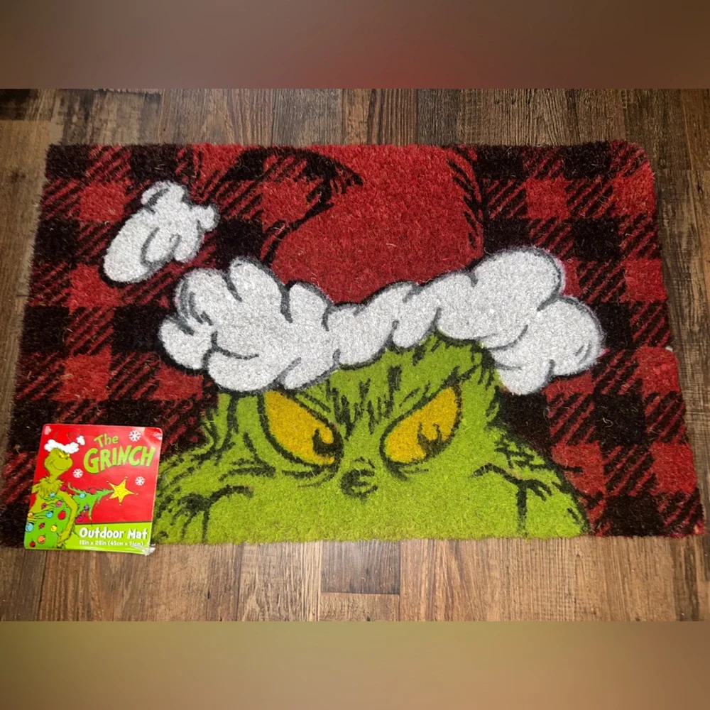 Grinch Christmas Doormat